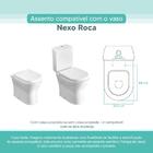 Assento Sanitário Tampa De Vaso Branco Mdf Laqueado Nexo Para