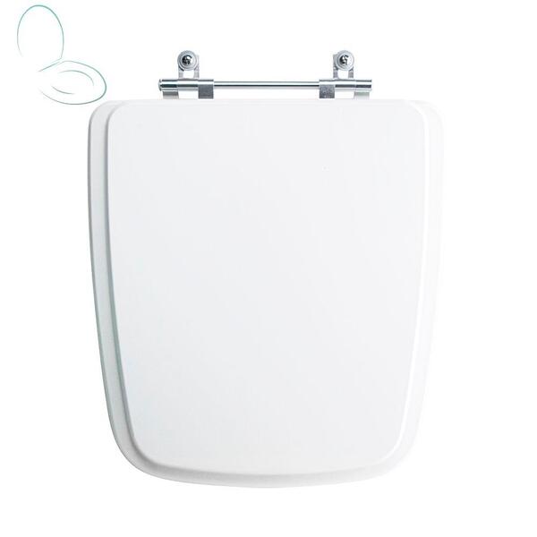 Assento Sanitário Tampa De Vaso Branco Mdf Laqueado Suite Par