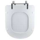 Assento Sanitário Tampa De Vaso Branco Mdf Laqueado Valentina