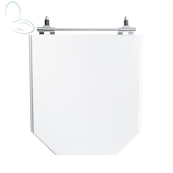 Assento Sanitário Tampa De Vaso Branco Resina Poliester Atriu