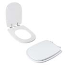 Assento Sanitário Tampa De Vaso Branco Resina Poliester Donna