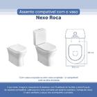 Assento Sanitário Tampa De Vaso Branco Resina Poliester Nexo