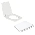 Assento Sanitário Tampa De Vaso Branco Resina Poliester Nuage