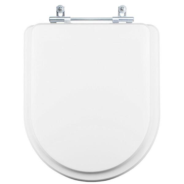 Assento Sanitário Tampa De Vaso Branco Resina Poliester Smart