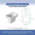 Assento Sanitário Tampa De Vaso Branco Resina Poliester Tivol