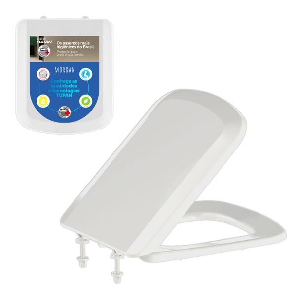 Assento Sanitario Tampa Fiori Lirio Branco Tupan Pp