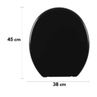 Assento Sanitário Tampa Oval Soft Preto + Lixeira Preta 6l Re