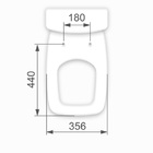 Assento Sanitario Tampa Para Vaso Suite Incepa Mdf - Branco