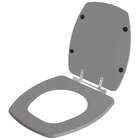 Assento Sanitário Thema Cinza Escuro Ambar Para Vaso Incepa