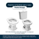 Assento Sanitário Thema Fume Translúcido P/ Louça Incepa