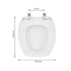 Assento Sanitário Thema Fechamento Suave Termofixo Branco Sensea