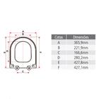 Assento Sanitário Tigre Smart Vogue Plus/carrara/nuova Duna/l