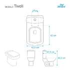 Assento Sanitario Tivoli Visone (salmão) Para Vaso Ideal Stan