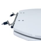 Assento Sanitário Universal Oval Aço Branco