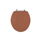 Assento Sanitário Universal Oval Aço Caramelo