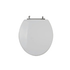 Assento Sanitário Universal Oval Aço Cinza Claro