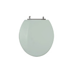 Assento Sanitário Universal Oval Aço Verde Água