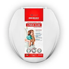 Assento Sanitário Universal Oval Linea Slim Branco Mebuki