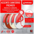 Assento Sanitario Universal Premier Krona - Bege
