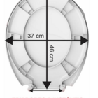 Assento Sanitario Universal Premier Krona - Branco