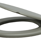 Assento Sanitário Universal Roma Alumasa - Cinza