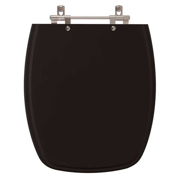 Assento Sanitário Valentina Preto Para Vaso Casa Santamarina