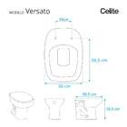Assento Sanitario Versato Rosato Para Vaso Celite