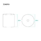 Assento Sanitário Vogue Plus E Lixeira Decorados Preto