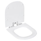 Assento Sanitário Vogue Plus Poliéster Branco Fechamento Suave Policlass