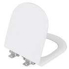Assento Sanitário Vogue Plus Poliéster Branco Fechamento Suave Policlass