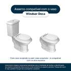 Assento Sanitário Windsor Cinza Real Para Vaso Deca