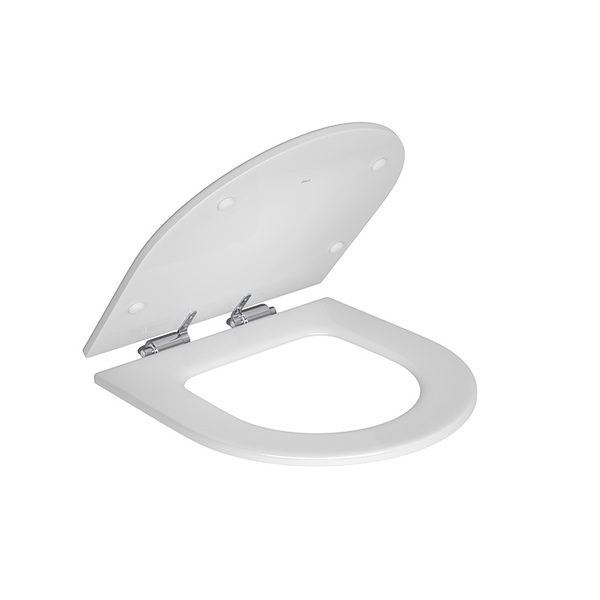 Assento Sanitário Wish Poliéster Branco Fechamento Suave Deca