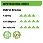 Assento Sanitário Wish Termofixo Branco Fechamento Suave Deca