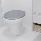 Assento Tampa Vaso Sanitário Oval Almofadado + Jogo De Parafu