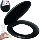 Assento Tampa Vaso Sanitário Oval Almofadado + Jogo De Parafu