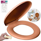 Assento Tampa Vaso Sanitário Oval Almofadado + Jogo De Parafu