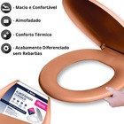 Assento Tampa Vaso Sanitário Oval Almofadado + Jogo De Parafu