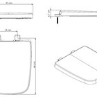 Assento Termofixo Com Queda Amortecida Boss Roca Matte Black