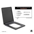 Assento Termofixo Com Soft Close Para Vaso Sanitário Topázio