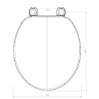 ASSENTO UNIVERSAL OVAL ATLAS BRANCO CONVENCIONAL POLIPROPILENO