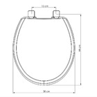 Assento Universal Oval Evolution Branco Conv. Polipropileno