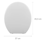 Assento Vaso Sanitário Almofadado Slim Branco + Lixeira Branc