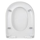Assento Vaso Sanitário Com Acoplada Doha Branco Soft Close