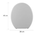 Assento Vaso Sanitário Tampa Oval Soft Branco + Escova Sanitá