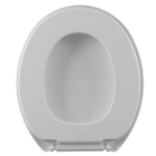 Assento Vaso Sanitário Tampa Oval Soft Branco + Escova Sanitá