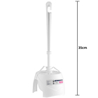 Assento Vaso Sanitário Tampa Oval Soft Branco + Escova Sanitá