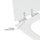 Assento Vogue Plus Poliéster Fechamento Suave Branco Sensea