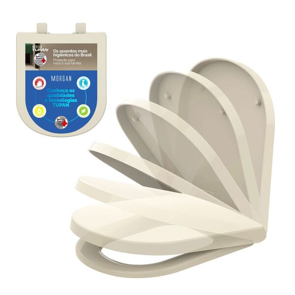 Assento Vogueplus Life Flox Square Lorenluna Lorenclass Crem