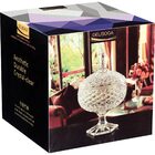 Assie Potiche Bomboniere 24x17x17cm Vidro Transparente