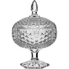 Assie Potiche Bomboniere 24x17x17cm Vidro Transparente